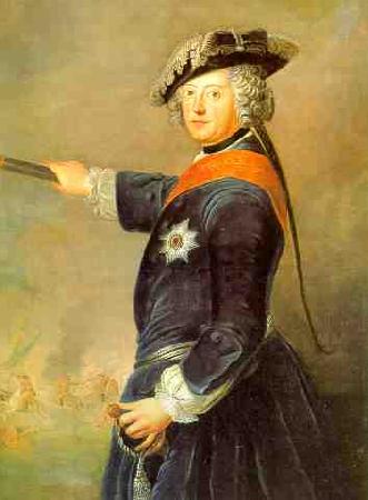 antoine pesne Frederick II of Prussia as general China oil painting art